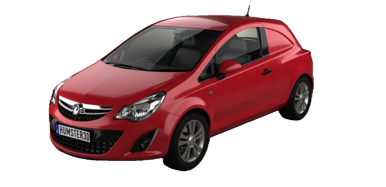 Opel Corsa VAN 2006-2014 montážne body